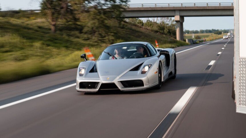 ferrari enzo highway