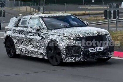 new electric range rover gt spy shot
