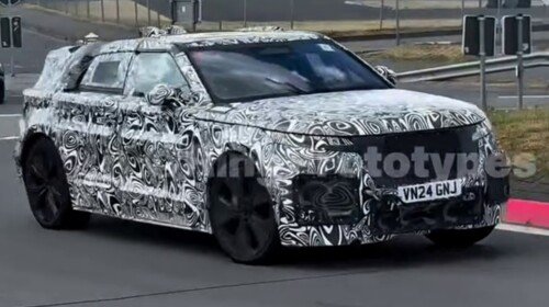 new electric range rover gt spy shot