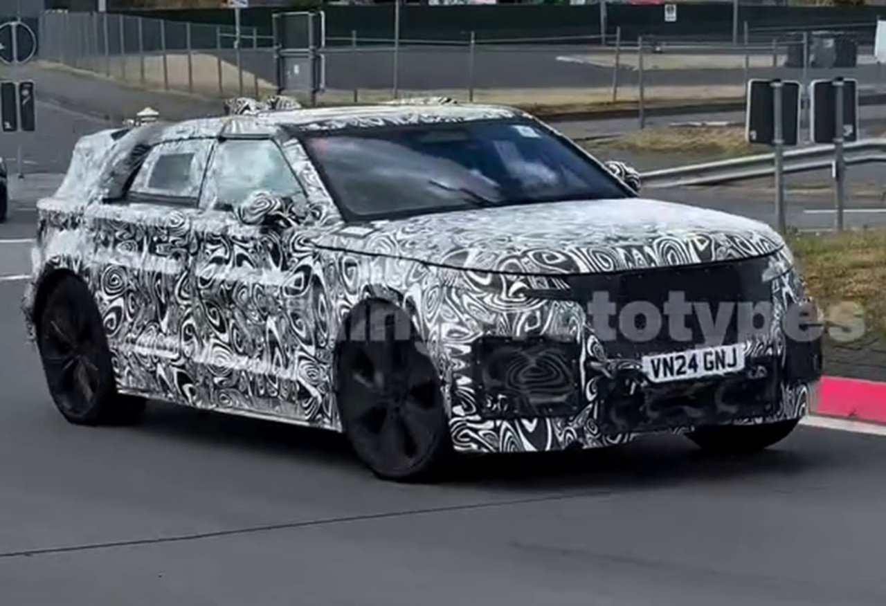 new electric range rover gt spy shot