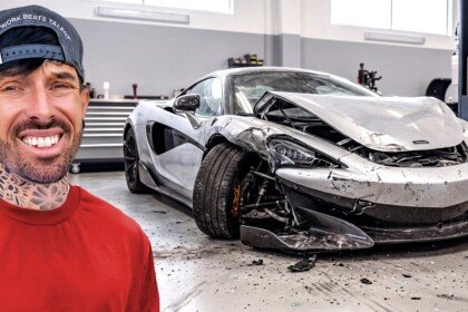 wrecked-McLaren 600LT-mat armstrong