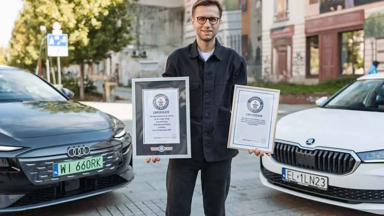 Audi A6 Sportback E-Tron Guinness World Record (4)