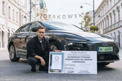 Audi A6 Sportback E-Tron Guinness World Record (4)