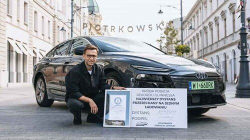 Audi A6 Sportback E-Tron Guinness World Record (4)