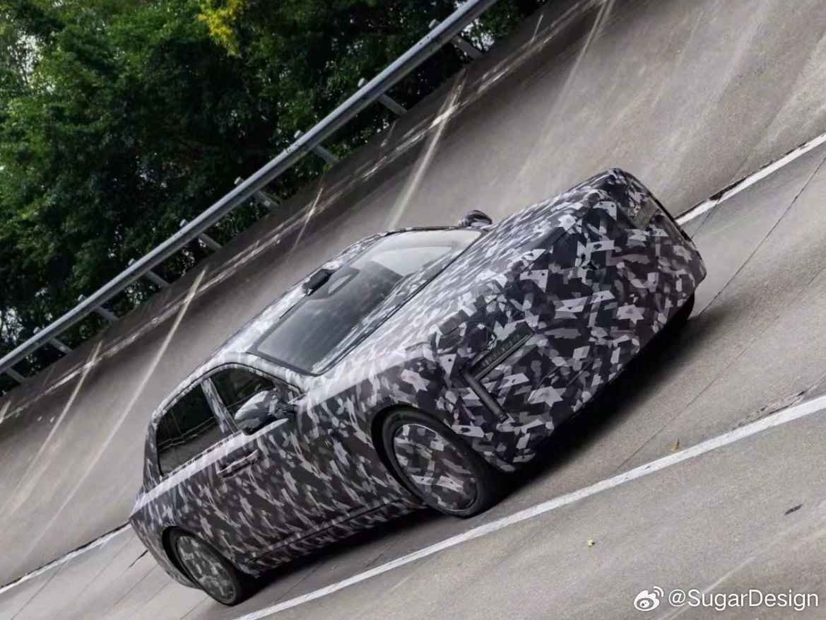 BYD-Rolls-Royce-like luxury sedan-spy shots (4)