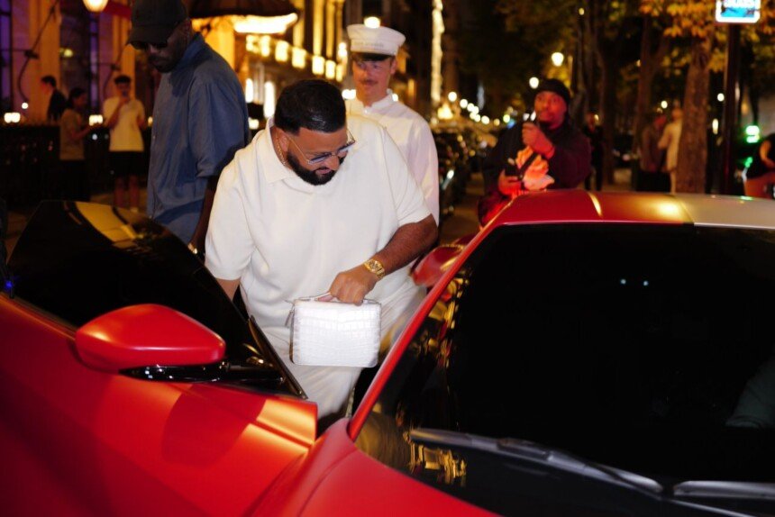 DJ Khaled Ferrari 812C Paris