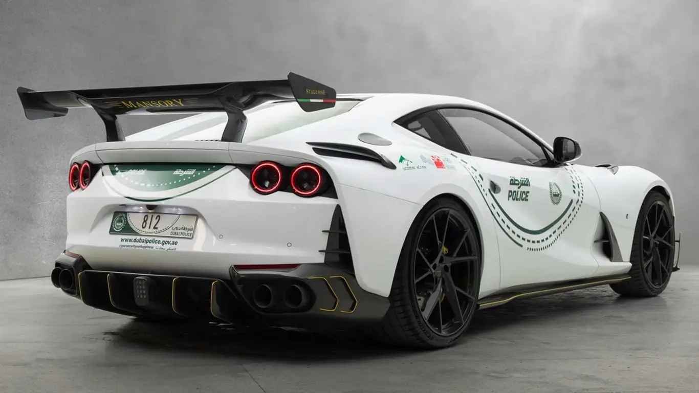 Dubai Police-Mansory Ferrari 812 (1)