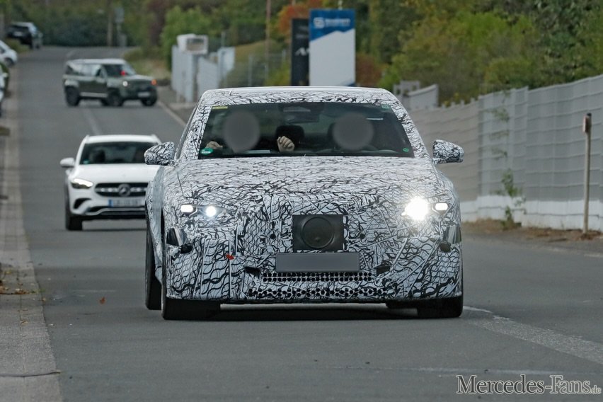 Electric Mercedes-AMG E-Class spy shot (2)