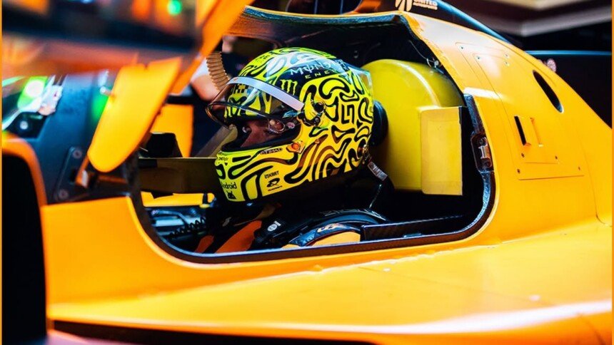 Lando Norris in McLaren MCL HY (1)