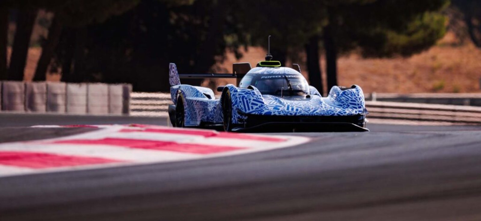 ford le mans hypercar track testing