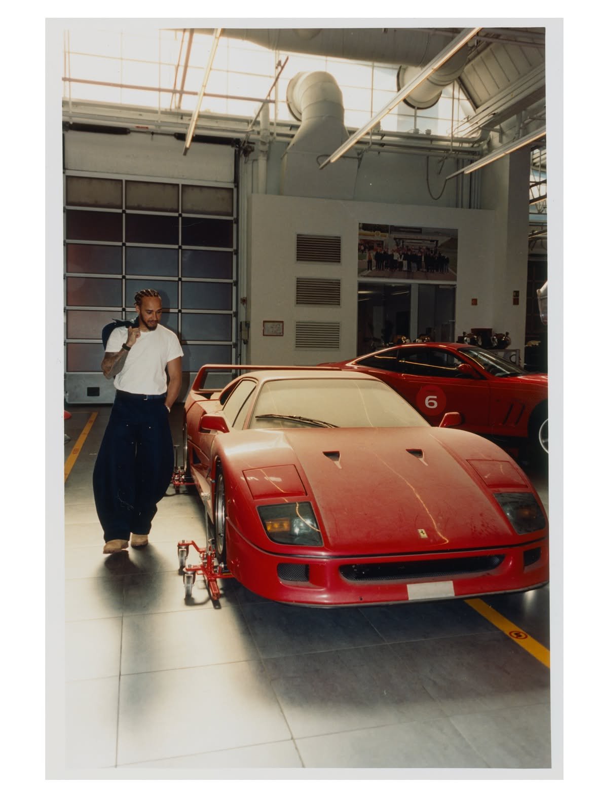 lewis hamilton-ferrari f40