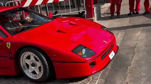 lewis hamilton-ferrari f40