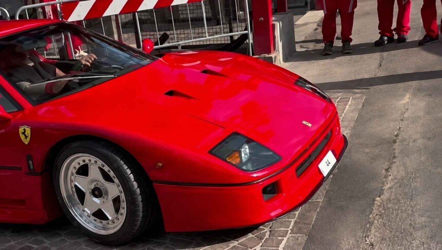 lewis hamilton-ferrari f40