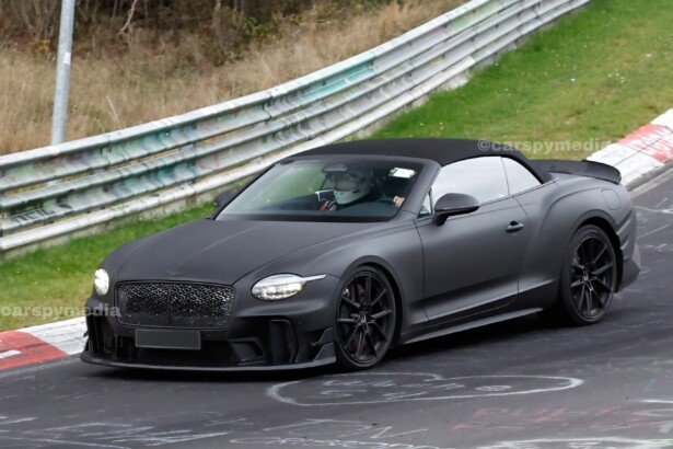 Bentley Supersports Convertible spy shot (2)