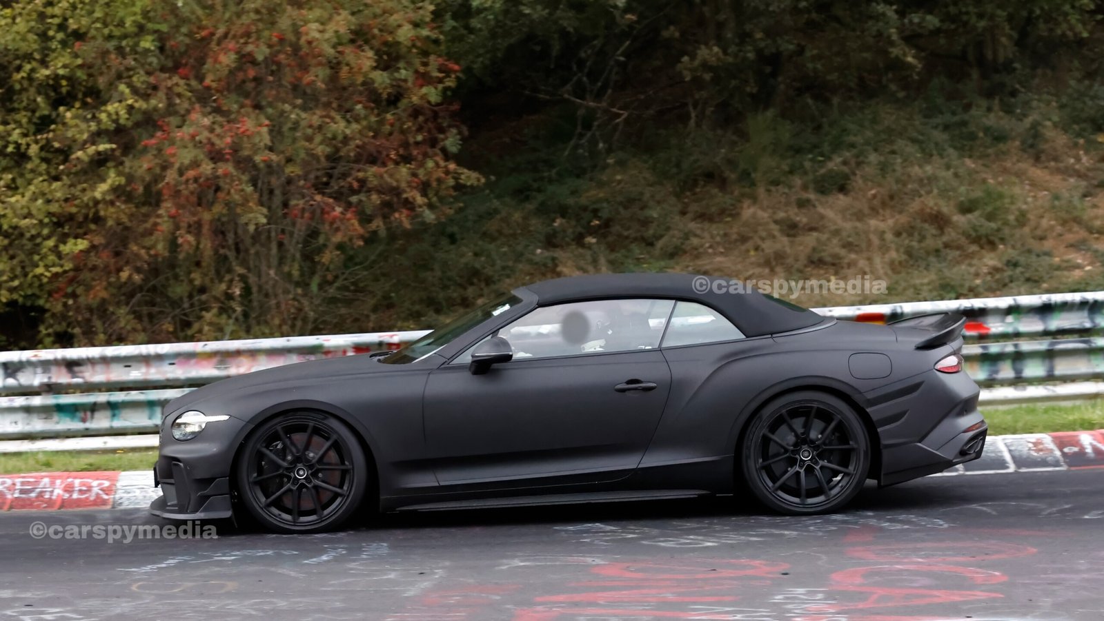 Bentley Supersports Convertible spy shot (2)