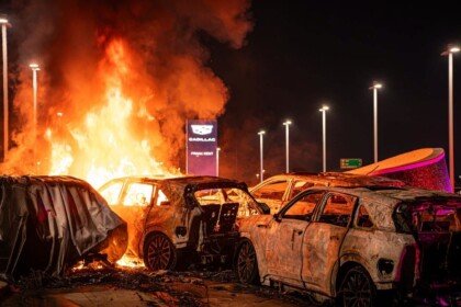 Cadillac Escalade IQ fire texas (1)