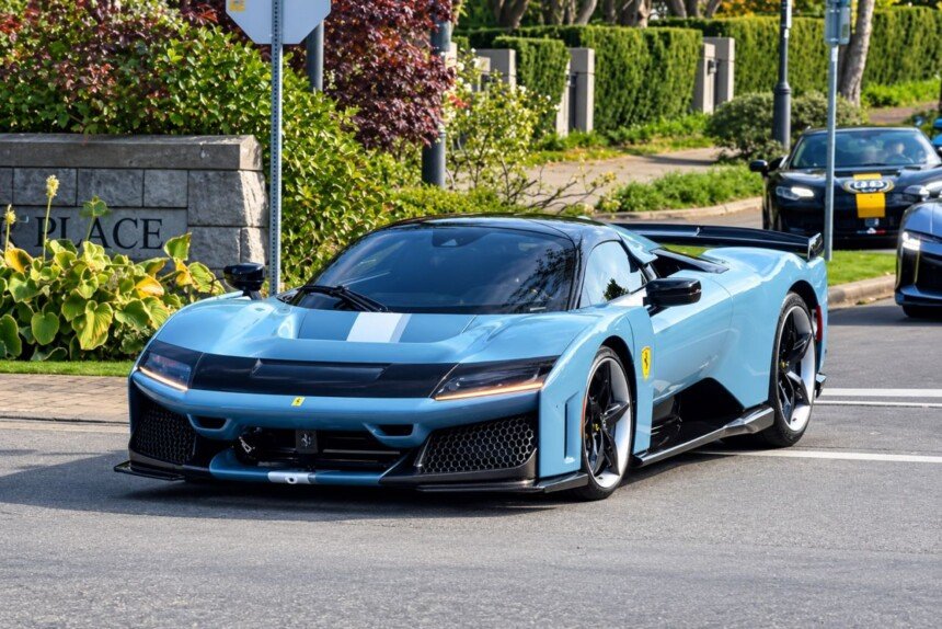 Ferrari F80 Vancouver Canada Tailor Made Blu Bonaccia