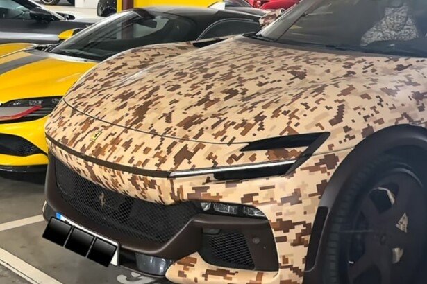 Ferrari Purosangue camo finish