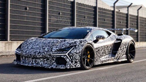 Lamborghini Revuelto SVJ spy shots-2