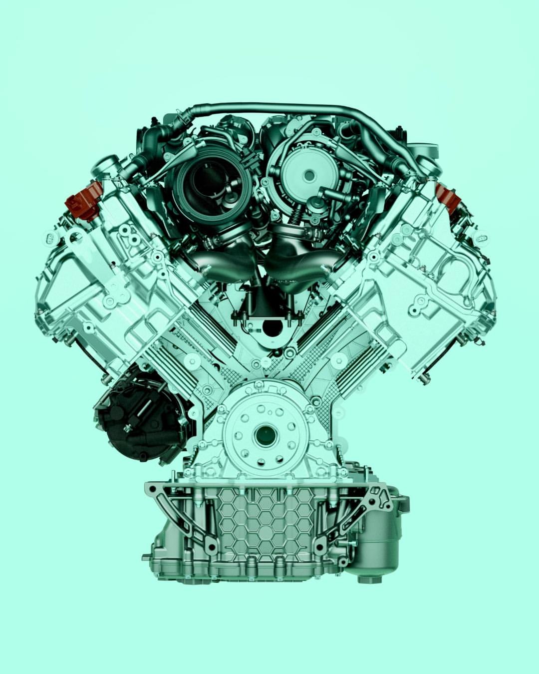bmw alpina v8 engine teaser