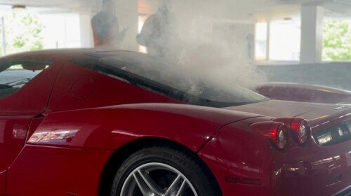 ferrari enzo smoke