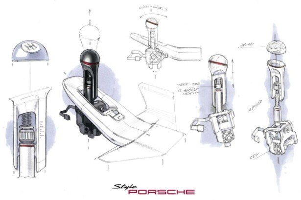 porsche-mission-s-transmission-shift-lever-design-sketch