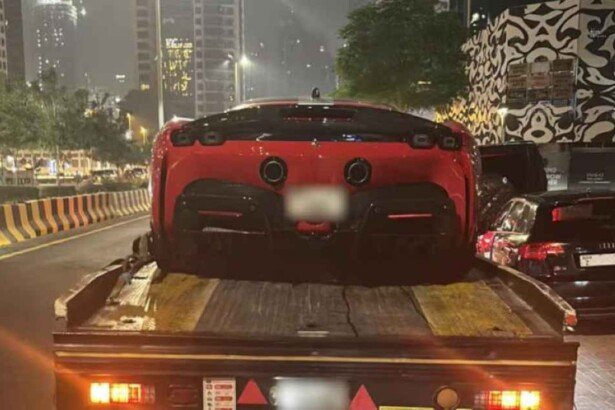 supercar in dubai challan