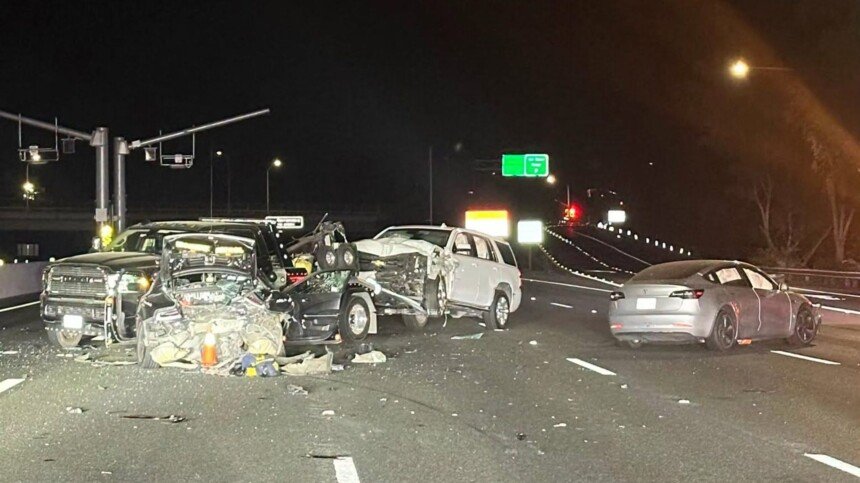 tesla crash in california