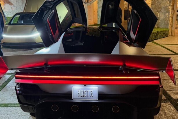 tesla roadster rear